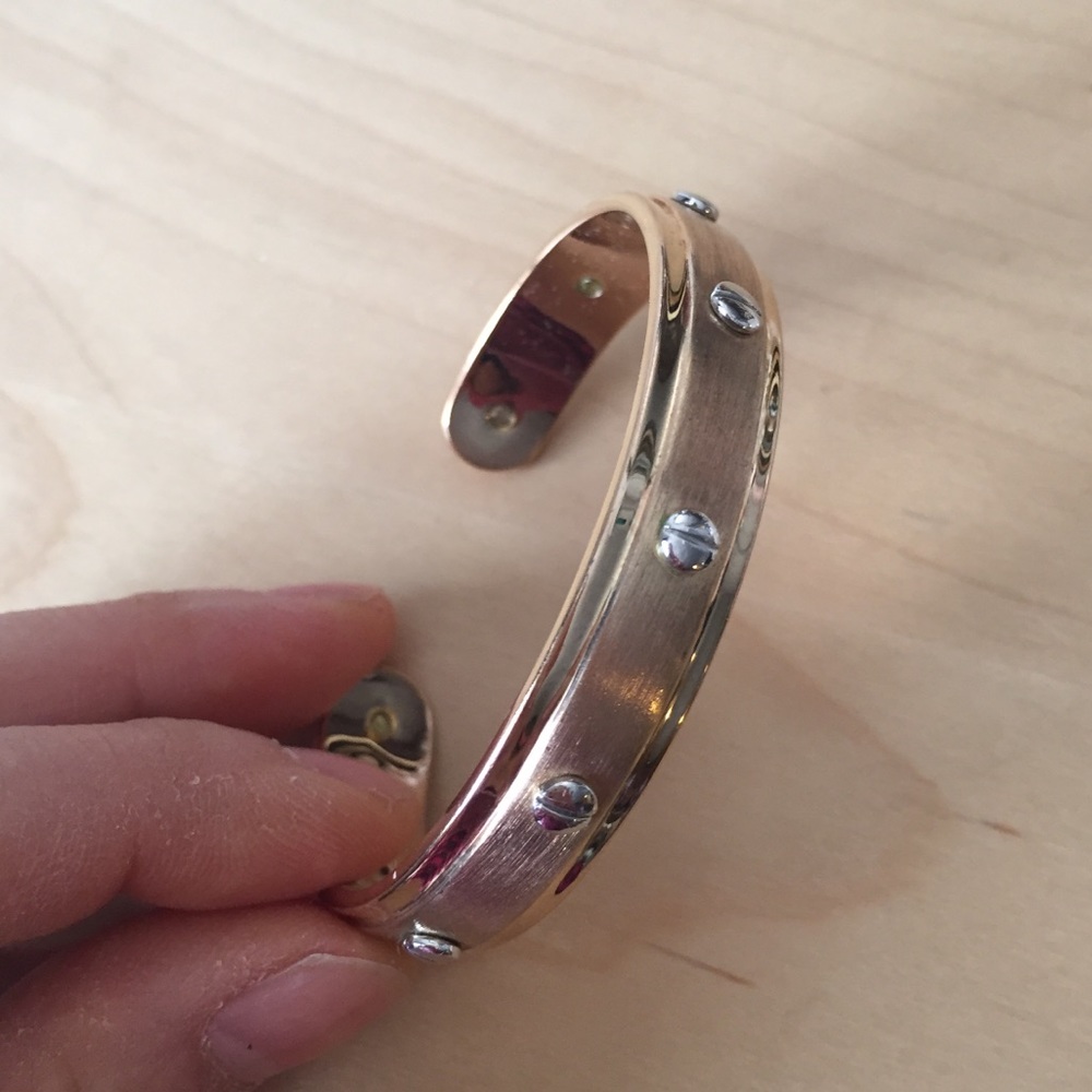 Henri Bendel Screw You Baby Cuff Bangle Bracelet